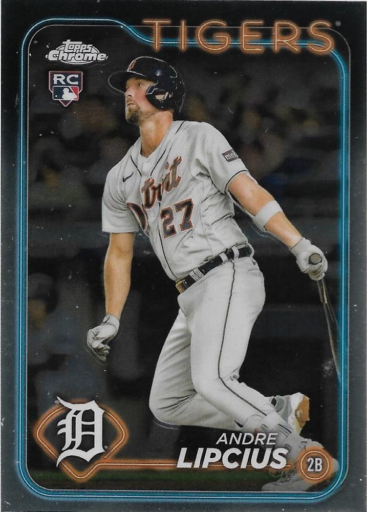#227 Andre Lipcius - Detroit Tigers - 2024 Topps Chrome Baseball
