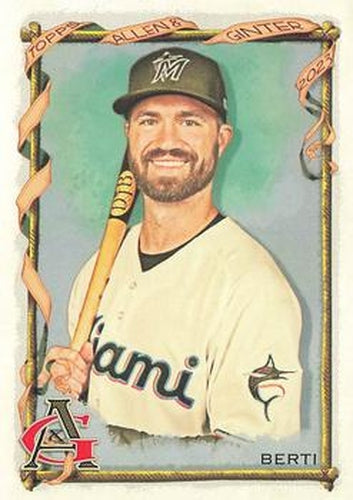 #227 Jon Berti - Miami Marlins - 2023 Topps Allen & Ginter Baseball