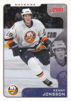 #227 Kenny Jonsson - New York Islanders - 2001-02 Upper Deck Victory Hockey