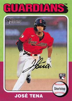 #227 José Tena - Cleveland Guardians - 2024 Topps Heritage Baseball