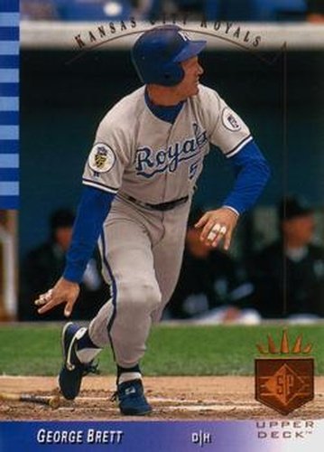 #227 George Brett - Kansas City Royals - 1993 SP Baseball