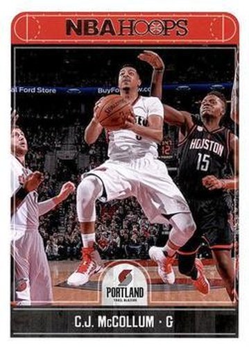 #227 C.J. McCollum - Portland Trail Blazers - 2017-18 Hoops Basketball