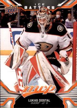 #227 Lukas Dostal - Anaheim Ducks - 2022-23 Upper Deck MVP - Ice Battles Hockey