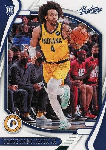 #227 Duane Washington Jr. - Indiana Pacers - 2021-22 Panini Chronicles Basketball