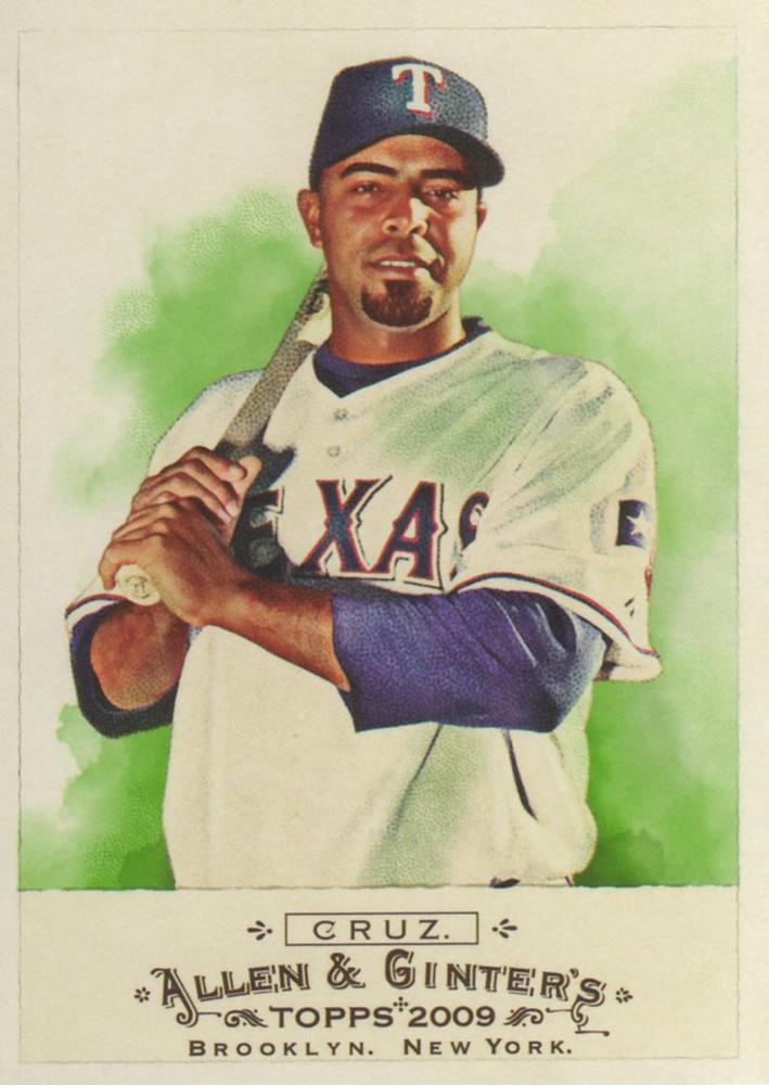 #227 Nelson Cruz - Texas Rangers - 2009 Topps Allen & Ginter Baseball