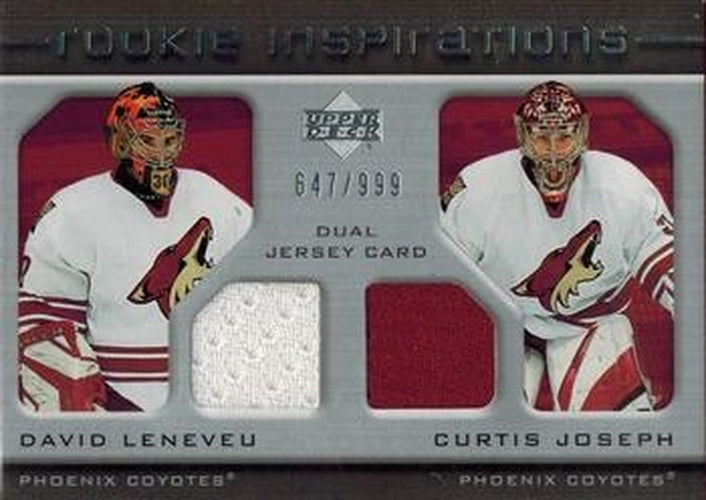 #227 David Leneveu / Curtis Joseph - Phoenix Coyotes - 2005-06 Upper Deck Rookie Update Hockey