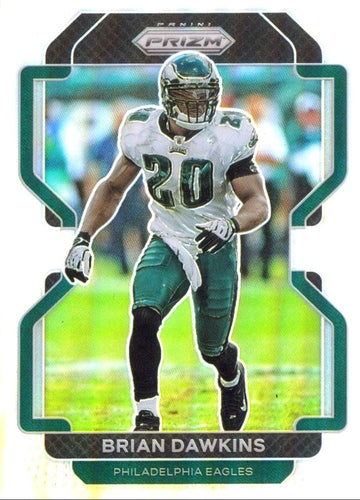 #227 Brian Dawkins - Philadelphia Eagles - 2021 Panini Prizm - Silver Football