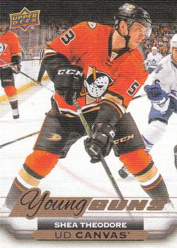 #C227 Shea Theodore - Anaheim Ducks - 2015-16 Upper Deck - UD Canvas Hockey