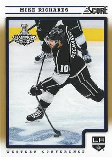 #227 Mike Richards - Los Angeles Kings - 2012-13 Score - Gold Rush Hockey
