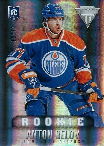 #227 Anton Belov - Edmonton Oilers - 2013-14 Panini Titanium Hockey