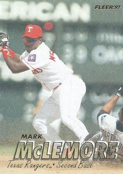 #227 Mark McLemore - Texas Rangers - 1997 Fleer Baseball