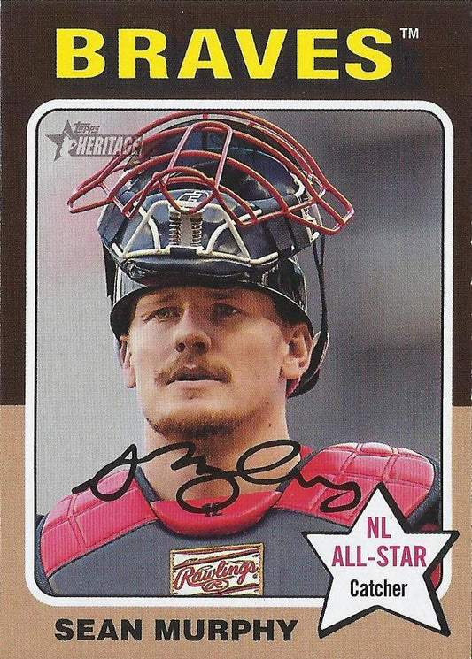 #228 Sean Murphy - Atlanta Braves - 2024 Topps Heritage Baseball