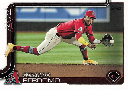 #228 Geraldo Perdomo - Arizona Diamondbacks - 2025 Topps Baseball