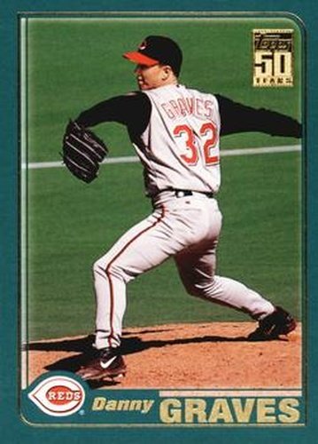#228 Danny Graves - Cincinnati Reds - 2001 Topps Baseball