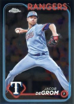 #228 Jacob deGrom - Texas Rangers - 2024 Topps Chrome Baseball