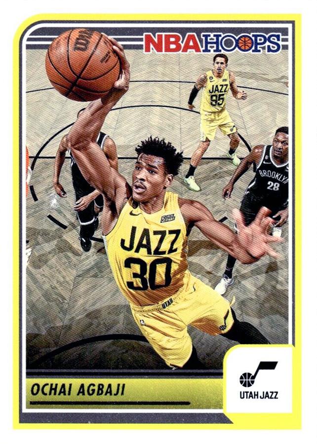 #228 Ochai Agbaji - Utah Jazz - 2023-24 Hoops Basketball