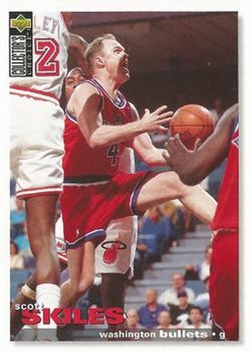 #228 Scott Skiles - Washington Bullets - 1995-96 Collector's Choice Basketball