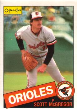 #228 Scott McGregor - Baltimore Orioles - 1985 O-Pee-Chee Baseball