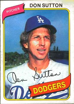 #228 Don Sutton - Los Angeles Dodgers - 1980 O-Pee-Chee Baseball