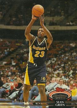 #228 Sean Green - Indiana Pacers - 1992-93 Stadium Club Basketball