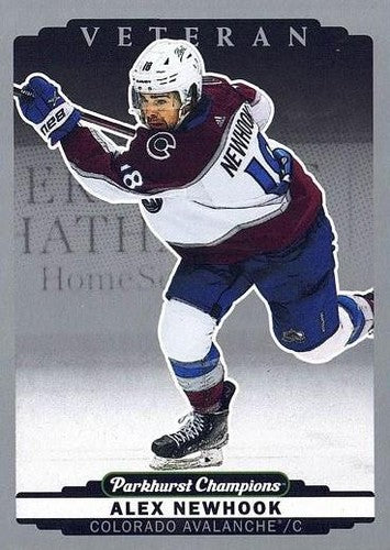 #228 Alex Newhook - Colorado Avalanche - 2022-23 Parkhurst Champions - Silver Hockey