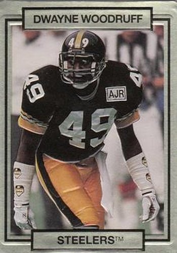 #228 Dwayne Woodruff - Pittsburgh Steelers - 1990 Action Packed Football