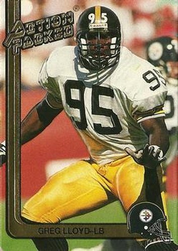 #228 Greg Lloyd - Pittsburgh Steelers - 1991 Action Packed Football