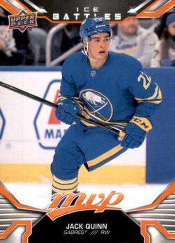 #228 Jack Quinn - Buffalo Sabres - 2022-23 Upper Deck MVP - Ice Battles Hockey