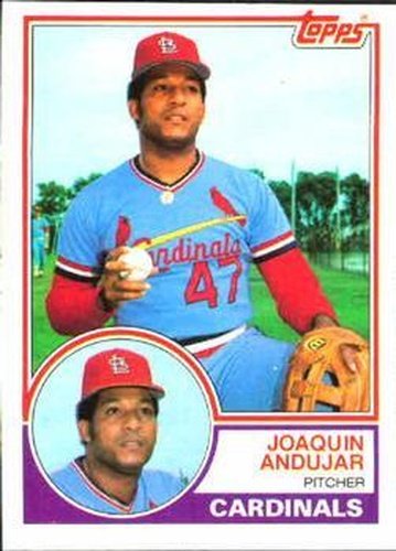 #228 Joaquin Andujar - St. Louis Cardinals - 1983 Topps Baseball