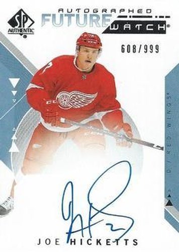 #228 Joe Hicketts - Detroit Red Wings - 2018-19 SP Authentic Hockey