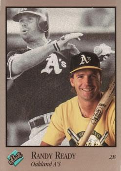#228 Randy Ready - Oakland Athletics - 1992 Studio Baseball