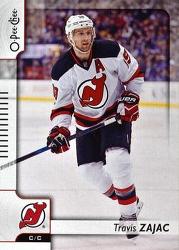 #228 Travis Zajac - New Jersey Devils - 2017-18 O-Pee-Chee Hockey