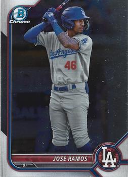 #BCP-228 Jose Ramos - Los Angeles Dodgers - 2022 Bowman - Chrome Prospects Baseball