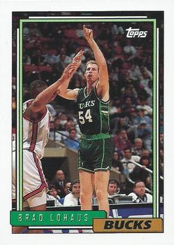 #229 Brad Lohaus - Milwaukee Bucks - 1992-93 Topps Basketball