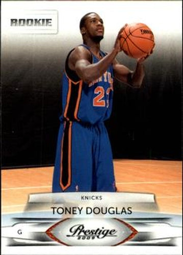 #229 Toney Douglas - New York Knicks - 2009-10 Panini Prestige Basketball