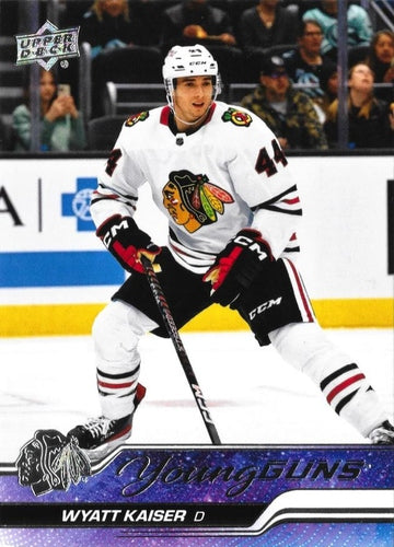 #229 Wyatt Kaiser - Chicago Blackhawks - 2023-24 Upper Deck Hockey