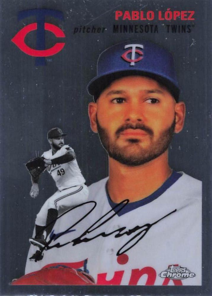 #229 Pablo López - Minnesota Twins - 2023 Topps Chrome Platinum Anniversary Baseball