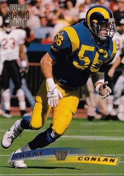 #229 Shane Conlan - St. Louis Rams - 1996 Stadium Club Football