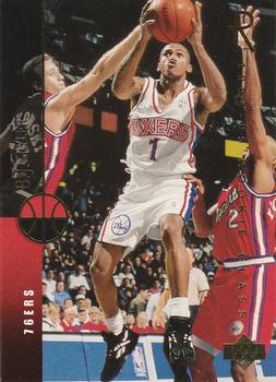 #229 B.J. Tyler - Philadelphia 76ers - 1994-95 Upper Deck Basketball