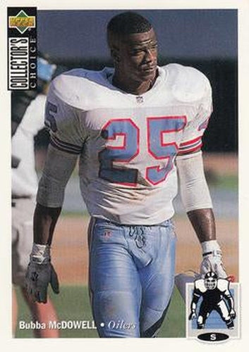 #229 Bubba McDowell - Houston Oilers - 1994 Collector's Choice Football