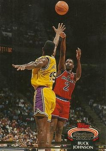 #229 Buck Johnson - Washington Bullets - 1992-93 Stadium Club Basketball