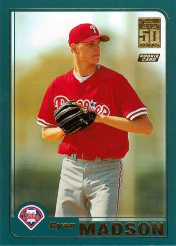 #T229 Ryan Madson - Philadelphia Phillies - 2001 Topps Traded & Rookies Baseball