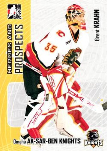 #229 Brent Krahn - Omaha Ak-Sar-Ben Knights - 2005-06 In The Game Heroes and Prospects Hockey