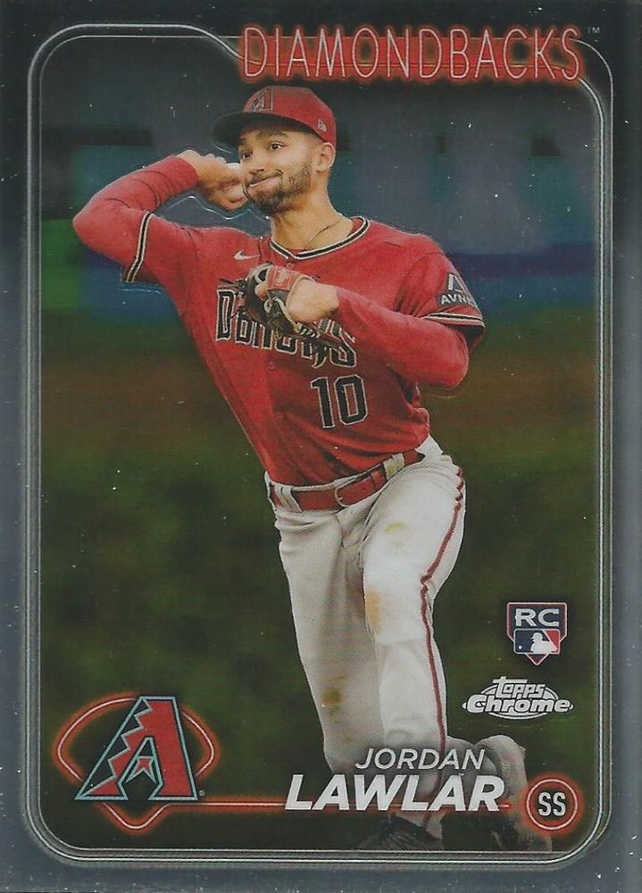 #229 Jordan Lawlar - Arizona Diamondbacks - 2024 Topps Chrome Baseball