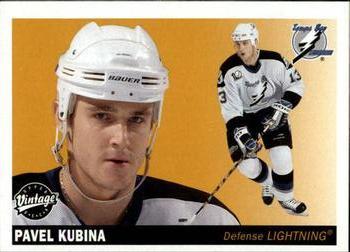 #229 Pavel Kubina - Tampa Bay Lightning - 2002-03 Upper Deck Vintage Hockey