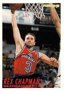 #229 Rex Chapman - Washington Bullets - 1994-95 Fleer Basketball