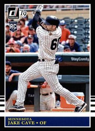 #229 Jake Cave - Minnesota Twins - 2019 Donruss Baseball