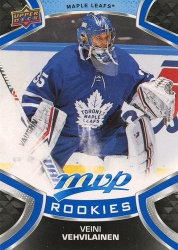 #229 Veini Vehvilainen - Toronto Maple Leafs - 2021-22 Upper Deck MVP - Blue Hockey
