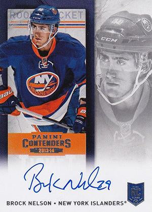 #229b Brock Nelson - New York Islanders - 2013-14 Panini Contenders Hockey