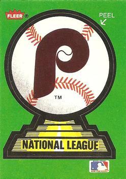 #22 Philadelphia Phillies - Philadelphia Phillies - 1988 Fleer - Team Stickers Baseball